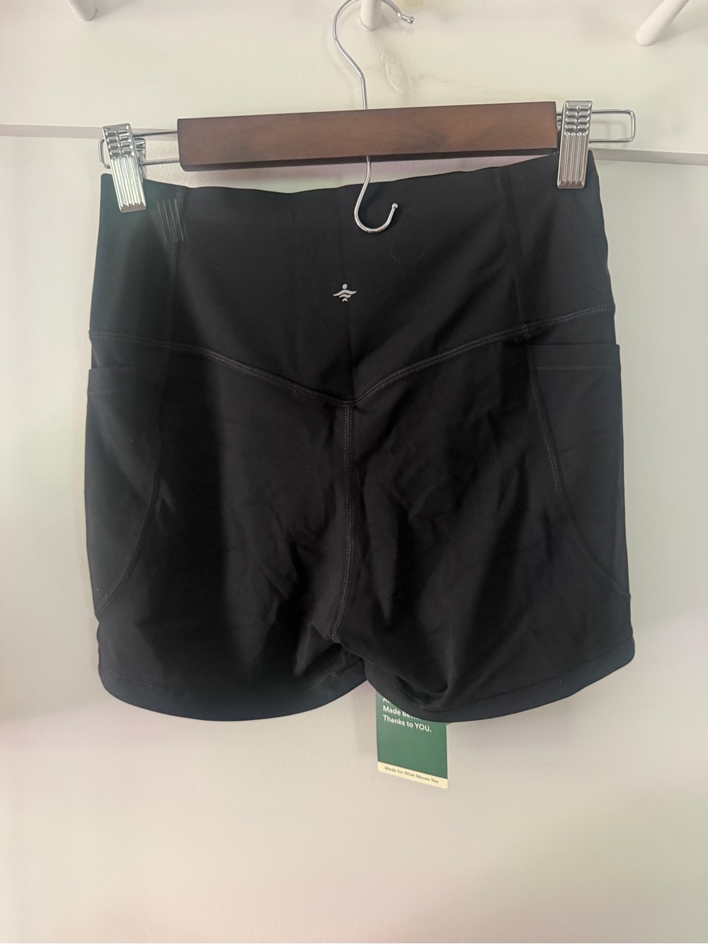 Halara NWT UltraSculpt High-Waisted Control top Biker Shorts -Black-Small-3 inch - Picture 4 of 7
